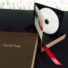 DVD case (Full crystal cover + Hardbox with hotstmaping name)